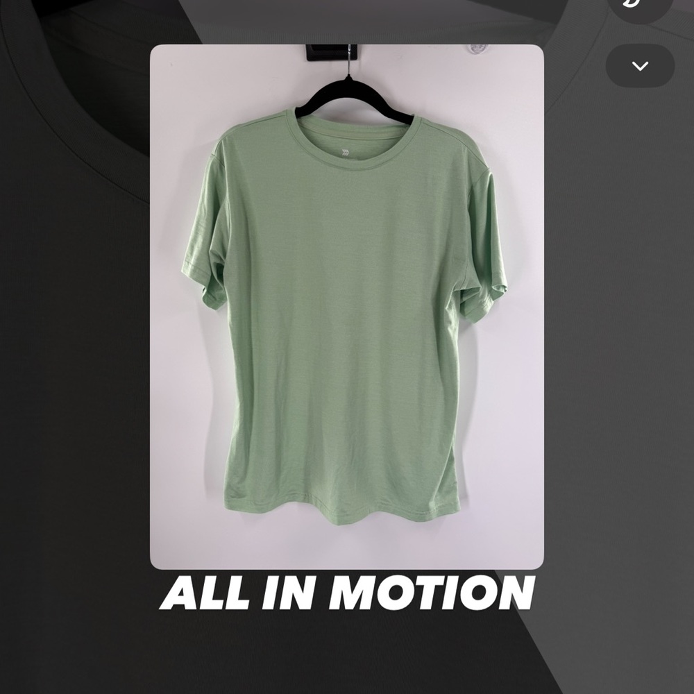 EUC All In Motion Green Tee Shirt